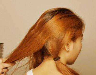 2款韩式风格气质马尾扎发图解