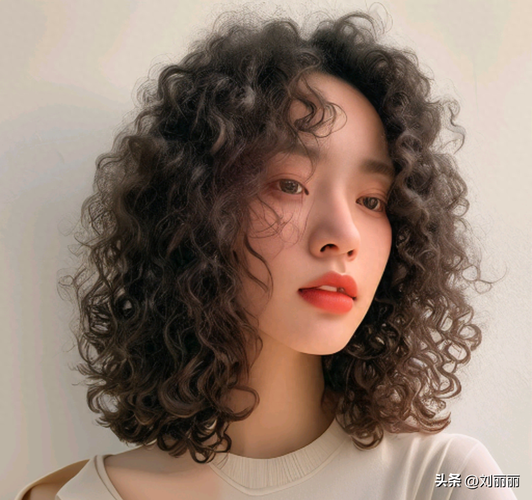 今冬女性发型别乱整，最美还是全头烫，蓬松洋气还保暖