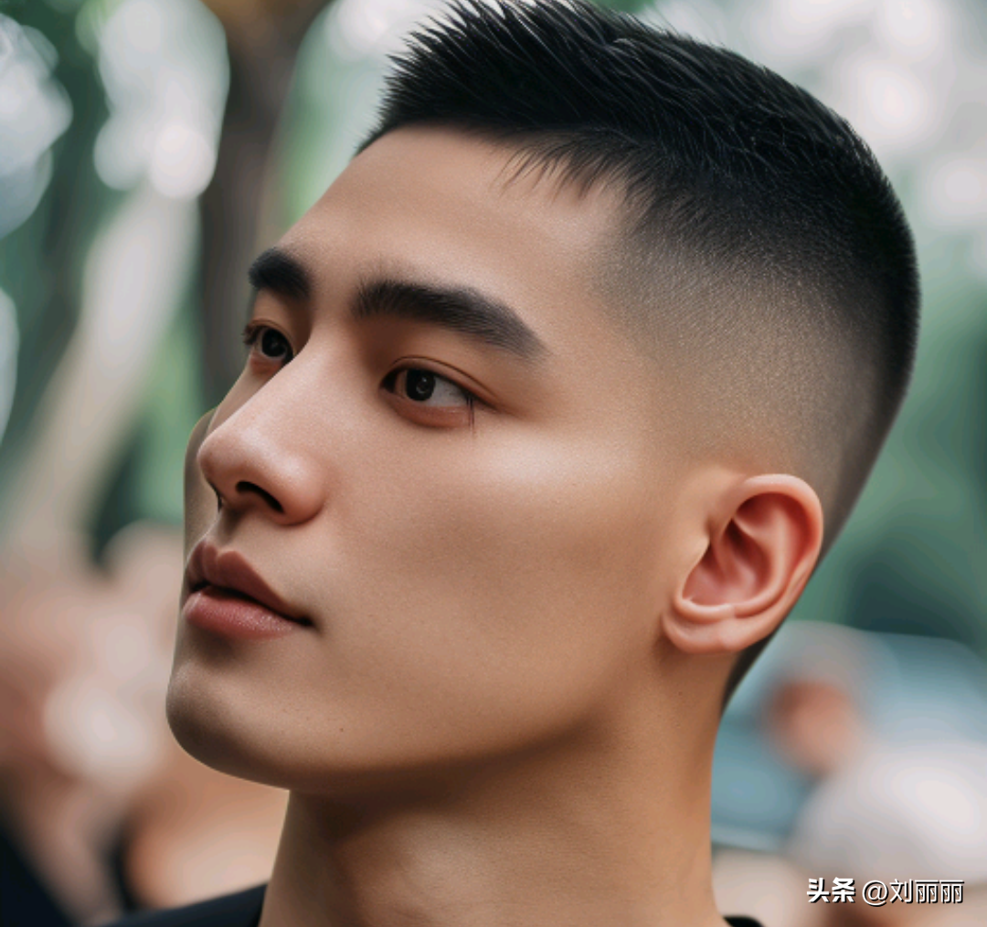 最适合中国男士的发型，非两侧铲短莫属，百变时尚真有型